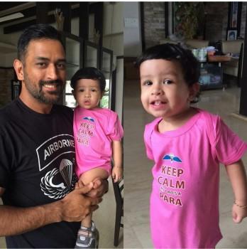 Indian Cricket Player MS Dhoni's daughter Ziva Latest Pictures.