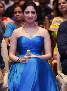 South Indian actress Tamannaah Bhatia at Abhinetri audio launch.