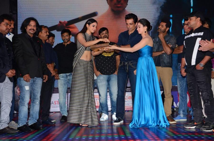 Telugu movie Abhinetri audio launched last night in Hyderabad. Celebs like Prabhu Deva, Sonu Sood, Tamannaah Bhatia, Rakul Preet Singh and others graced the event. Abhinetri audio launch,Abhinetri audio,Abhinetri music,Abhinetri,Prabhu Deva,Sonu Sood,Tamannaah Bhatia,Rakul Preet Singh,Abhinetri audio launch pics,Abhinetri audio launch images,Abhinetri audio launch photos,Abhinetri audio launch stills,Abhinetri audio