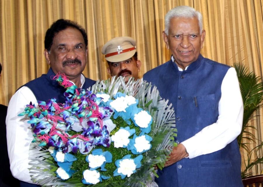 K.J. George rejoins the Siddaramaiah ministry in Karnataka on Monday, over two months after he resigned as Bengaluru Development Minister on July 18 following an FIR against him in the suicide case of a police officer, an official said on Sunday. KJ George,KJ George swears in as Minister,KJ George is back,KJ George as Minister,Governor Vajubhai R Vala,Siddaramaiah,CM Siddaramaiah,KJ George swars