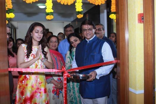 Bollywood actress Juhi Chawla inaugurates Jude India Childcare Centre.