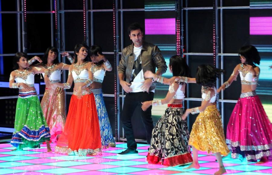 Bollywood actor Ranbir Kapoor promotes 'Ae Dil Hai Mushkil' on the set of Dance+ at RK Studio. Ranbir Kapoor,actor Ranbir Kapoor,Ae Dil Hai Mushkil,Ae Dil Hai Mushkil promotion,Ae Dil Hai Mushkil movie promotions,Ae Dil Hai Mushkil at Dance+,Dance+,Ranbir Kapoor pics,Ranbir Kapoor images,Ranbir Kapoor stills,Ranbir Kapoor pictures
