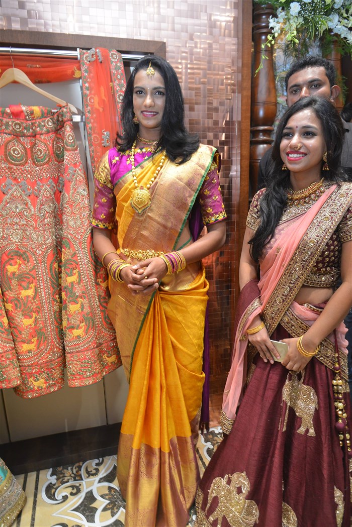 Photos of Kalamandir 25th Store Opening Ceremony at Asilmetta, Vizag Celebs like PV Sindhu, Raashi Khanna, Nivetha Thomas, Pragya Jaiswal, Ganta Srinivasa Rao Shriya Sharma, and others graced the event. Kalamandir 25th Store Opening Ceremony,Kalamandir 25th Store,PV Sindhu,Raashi Khanna,Nivetha Thomas,Pragya Jaiswal,Ganta Srinivasa Rao,Shriya Sharma,Kalamandir 25th Store launch,Kalamandir 25th Store launch pics,Kalamandir 25th Store launch images,Kalaman