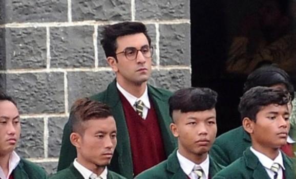 Bollywood actor Ranbir Kapoor spotted on the sets of Jagga Jasoos.