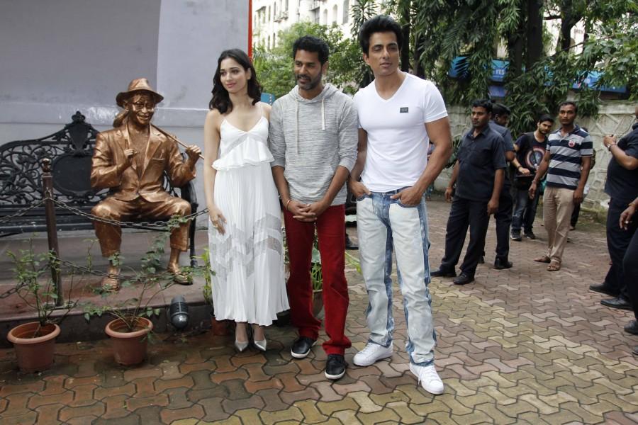 Promotion of film Tutak Tutak Tutiya on the sets of reality show Super Dancer set. Directed by Vijay, Tutak Tutak Tutiya,Tutak Tutak Tutiya promotions,Tutak Tutak Tutiya movie promotions,Prabhu Deva,Sonu Sood,Tamannaah,Super Dancer set
