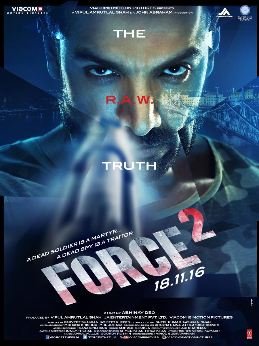 The makers of Force 2 unveiled the first poster of the film and it has left us wanting more! The poster, showcases lead protagonist John Abraham with a loaded gun, all ready to shoot. John Abraham,Force 2 first look poster,Force 2,Force 2 first look,Force 2 poster,Force 2 pics,Force 2 images,Force 2 photos,Force 2 stills,Force 2 pictures,Sonakshi Sinha,John Abraham and Sonakshi Sinha