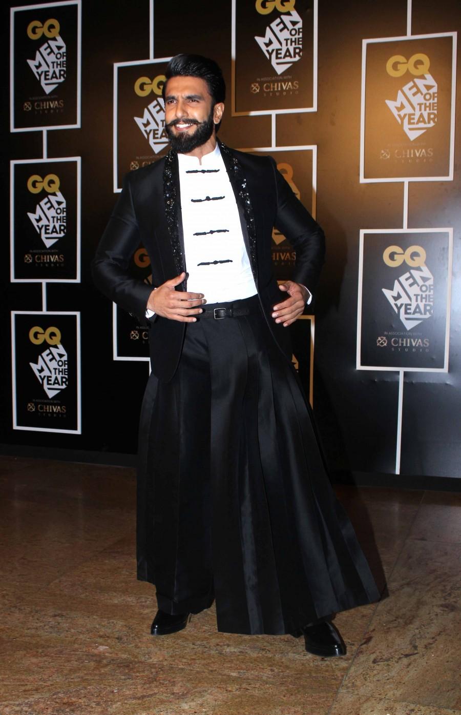 Bollywood actor Ranveer Singh at 8th edition of the GQ Men of the Year Awards. Ranveer Singh,actor Ranveer Singh,Ranveer Singh at GQ Men of the Year Awards,GQ Men of the Year Awards,GQ Men of the Year Awards 2016,Ranveer Singh pics,Ranveer Singh images,Ranveer Singh photos,Ranveer Singh stills,Ranveer Singh pictures