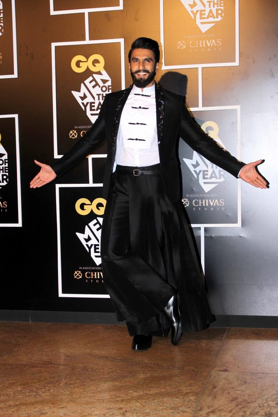 Bollywood actor Ranveer Singh at 8th edition of the GQ Men of the Year Awards. Ranveer Singh,actor Ranveer Singh,Ranveer Singh at GQ Men of the Year Awards,GQ Men of the Year Awards,GQ Men of the Year Awards 2016,Ranveer Singh pics,Ranveer Singh images,Ranveer Singh photos,Ranveer Singh stills,Ranveer Singh pictures
