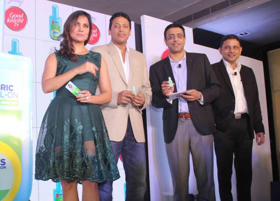 Photos of Lara Dutta and Mahesh Bhupathi launch Good Night Knight home repellents. Lara Dutta and Mahesh Bhupathi,Lara Dutta,Mahesh Bhupathi,Good Night Knight home repellents,Lara Dutta pics,Lara Dutta images,Lara Dutta photos,Lara Dutta stills,Lara Dutta pictures,Mahesh Bhupathi pics,Mahesh Bhupathi images,Mahesh Bhupathi photos,Mahesh