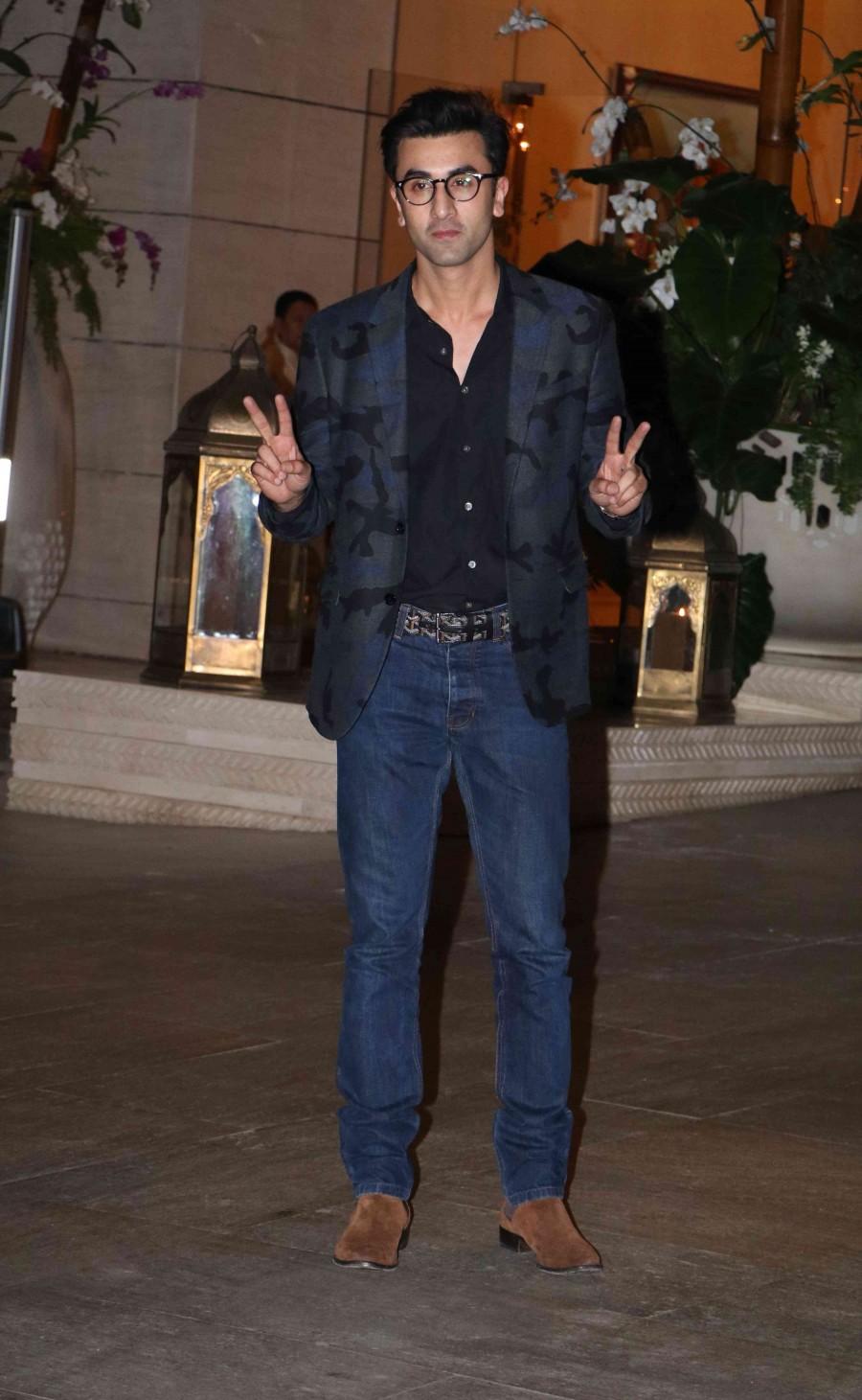 Bollywood celebs like Ranbir Kapoor, John Abraham, Varun Dhawan, Abhishek Bachchan spotted at Mukesh Ambani House. John Abraham,Varun Dhawan,Abhishek Bachchan,John Abraham spotted at Mukesh Ambani House,Varun Dhawan spotted at Mukesh Ambani House,Abhishek Bachchan spotted at Mukesh Ambani House,Mukesh Ambani House,Celbs at Mukesh Ambani House,Ranbir Kapoor