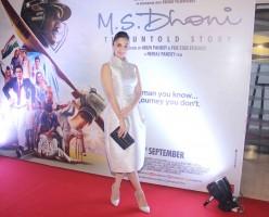 M.S. Dhoni: The Untold Story special screening,M.S. Dhoni special screening,MS Dhoni special screening,Sakshi Dhoni,Mahendra Singh Dhoni,Sapna Bhavnani,Disha Patani,Deepshika Bhagnani,Dheeraj Deshmukh,Pooja Bhagnani,Vashu Bhagnani,Manoj Tiwari,Sushant Sin