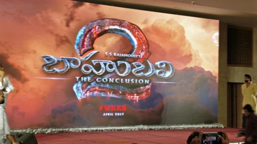 Prabhas, Rana Daggubati, SS Rajamouli 's Baahubali: The Conclusion (Baahubali 2) Title Logo revealed. Baahubali first look,Baahubali 2,Baahubali 2 title logo,Baahubali 2 logo,Baahubali 2 first look,Baahubali 2 poster,Baahubali: The Conclusion,Baahubali: The Conclusion logo,Baahubali: The Conclusion title logo,Prabhas,Rana Daggubati,SS Rajamouli