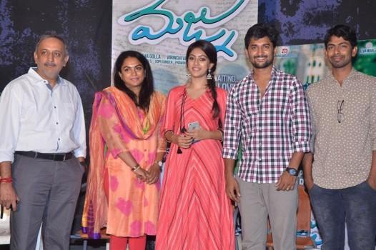 Telugu movie Majnu Success Meet event held at Hyderabad. Celebs like Nani, Anu Emmanuel, Gemini Kiran, Virinchi Varma, P. Kiran, Geetha Golla and others graced the event.