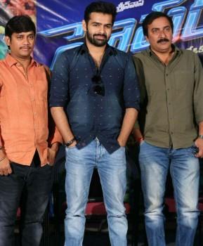 South Indian Actor Ram Pothineni at Hyper Movie Success Meet.