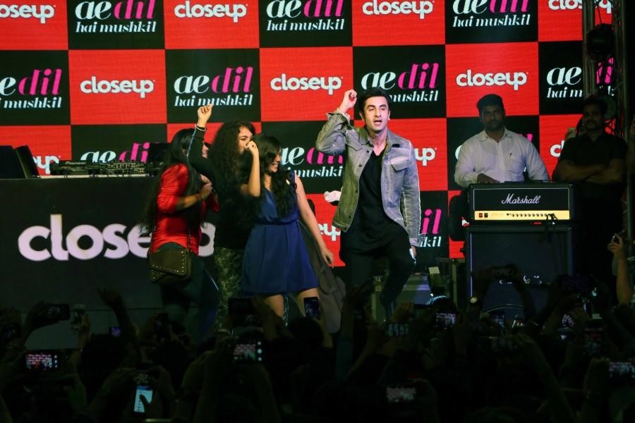 Bollywood actor Ranbir Kapoor performs during Closeup First Move Party, in Mumbai. Ranbir Kapoor,Ranbir Kapoor at Closeup First Move Party,Closeup First Move Party,actor Ranbir Kapoor,Ranbir Kapoor dancing,Ranbir Kapoor singing,Ranbir Kapoor pics,Ranbir Kapoor images,Ranbir Kapoor stills,Ranbir Kapoor pictures