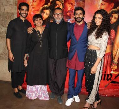 Bollywood actor Amitabh Bachchan at Mirzya Film Special Screening at Light box.