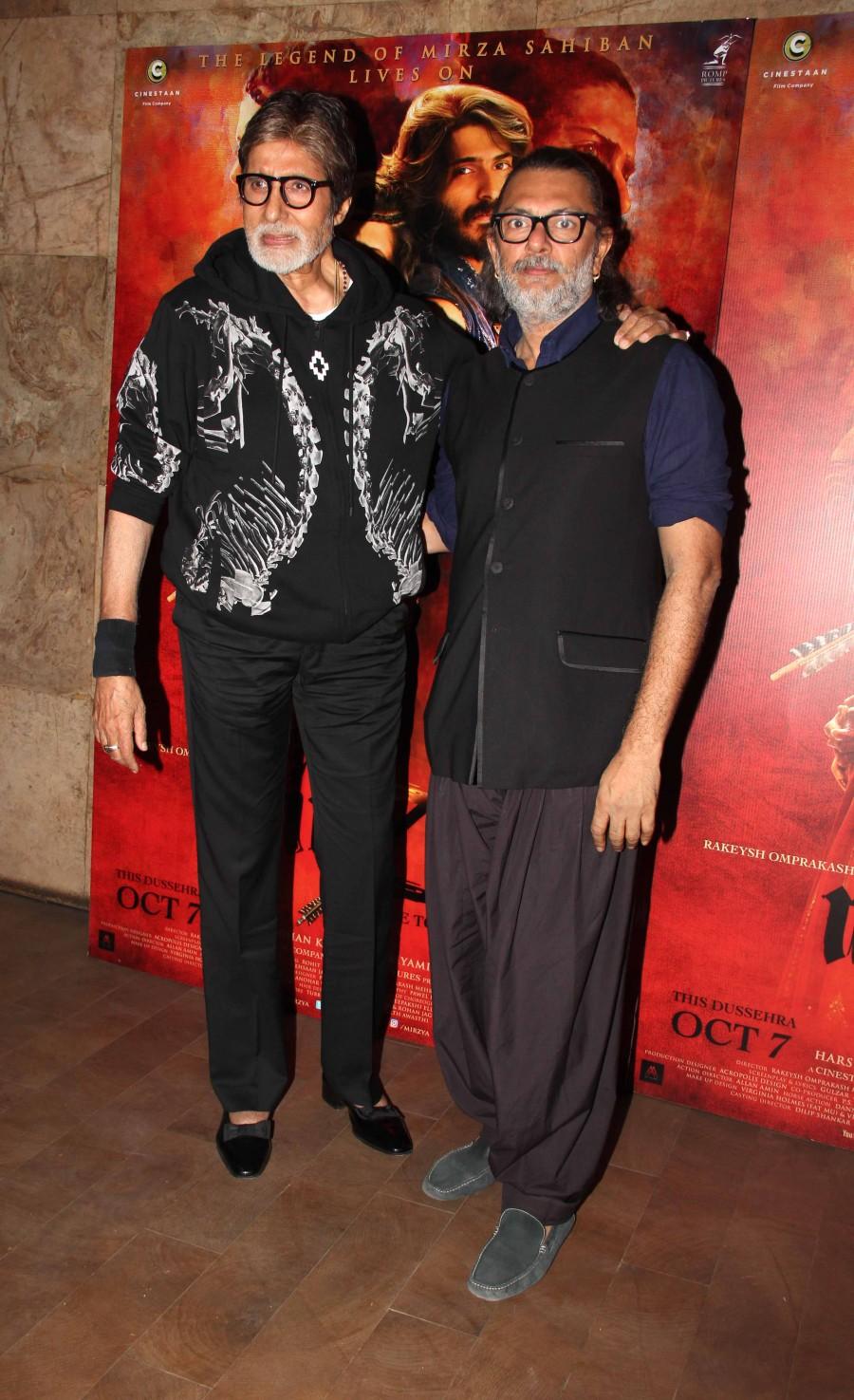 Bollywood actor Amitabh Bachchan at Mirzya Film Special Screening at Light box. Amitabh Bachchan,Amitabh Bachchan at Mirzya Film Special Screening,Mirzya Film Special Screening,Mirzya Special Screening,Mirzya Special Screening pics,Mirzya Special Screening images,Mirzya Special Screening photos,Mirzya Special Screening stills,Mirzya