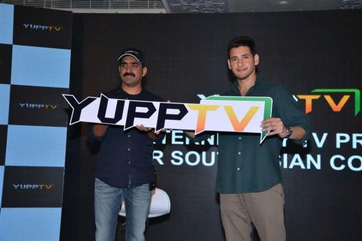 Yupp TV announced actor Mahesh Babu as The 'Brand Ambassador'. South Indian Actor Mahesh Babu, Founder and CEO of YuppTV, Uday Reddy and others attended the brand event which held in Hyderabad.