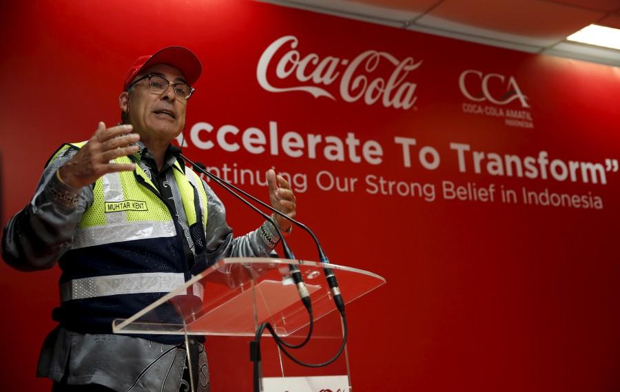 3 Coca-Cola: This cola giant has been ruling the soft drink industry for decades and continues to do so. Coca-Cola, which is headquartered in Atlanta, is valued at US $73,102 million. The bottle design may have changed and new flavours added on, but it’s the classic coke that remains a favourite. Top 10 brands in the world,brands in the world,Apple,Tim Cook,Google,Sundar Pichai,Coca-Cola,Muhtar Kent,Microsoft,Satya Nadella,Toyota,Akio Toyoda,IBM,Ginni Rometty,Samsung,Amazon,Mercedes-Benz,GE