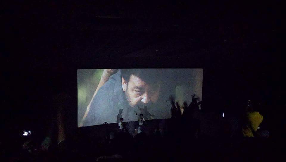 Mohanlal fans celebrate the release of Pulimurugan. Mohanlal fans,Mohanlal,Pulimurugan,Pulimurugan FDFS,Pulimurugan celebrations,Pulimurugan pics,Pulimurugan images,Pulimurugan photos,Pulimurugan stills,Pulimurugan pictures