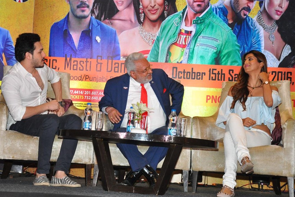 The Republican Hindu Coalition presents Victims of Terror Charity Concert for Kashmiri Pundits and Hindu Refugees Press Meet event held at Park Hyatt in Hyderabad. Actor Akhil Akkineni, Actress Manasvi Mamgai, RHC Chairman Shalli Kumar and others graced the event. RHC Charity Concert Press Meet,RHC Charity Concert,Akhil Akkineni,Manasvi Mamgai,RHC Charity Concert Press Meet pics,RHC Charity Concert Press Meet images,RHC Charity Concert Press Meet photos,RHC Charity Concert Press Meet stills,RHC Charity Concert Pres