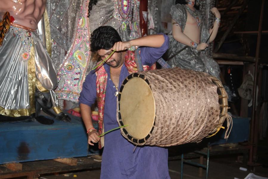 Bappa Lahiri said "Durga Puja is one of the most important festivals of Bengali. It's a tradition we are following since years, and being the third generation in my family, I am continuing the legacy. It's an occasion where the family comes together and celebrates the festival. We have an AC pandal, which is one of the largest pandal in Mumbai. We welcome each & everyone with open heart to seek the blessings of Maa". Bappi Lahiri and Bappa Lahiri,Bappi Lahiri,Bappa Lahiri,Sarbojanin Durga Puja Samiti 2016,Sarbojanin Durga Puja Samiti,Durga Puja Samiti 2016,Durga Puja