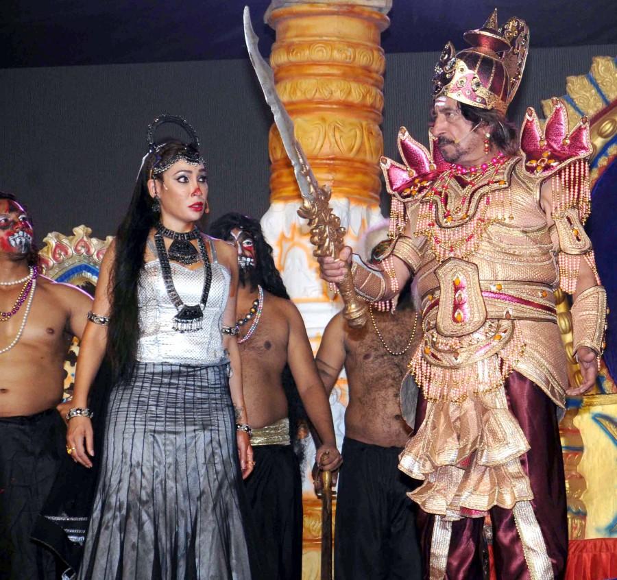 Sofia Hayat is in India to promote her film Six X. She went to Delhi to play Surpnakha in Ramleela at Red Fort. This was her first play in India. She loved the response of public. More than 50,000 people came to see the Ramleela. Shakti Kapoor played Khar, Harish played Laxman and Gurleen Chopra played Sita. Sofia Hayat,actress Sofia Hayat,Sofia Hayat plays Surpnakha,Surpnakha,Ramleela at New Delhi Red Fort,Sofia Hayat pics,Sofia Hayat images,Sofia Hayat photos,Sofia Hayat stills,Sofia Hayat pictures