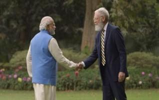 Narendra Modi,PM Narendra Modi,Modi,David Letterman,Modi with David Letterman,Modi and David Letterman,Prime Minister Narendra Modi