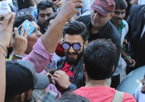 Photos of Bollywood actor Ranveer Singh launches brand campaign Don't Hold Back.