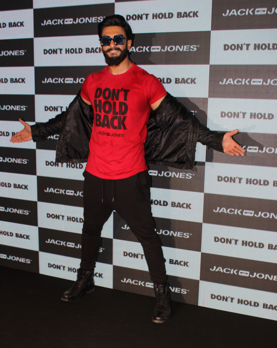 Photos of Bollywood actor Ranveer Singh launches brand campaign Don't Hold Back. Ranveer Singh,Ranveer Singh launches Don't Hold Back,Don't Hold Back,actor Ranveer Singh,Ranveer Singh pics,Ranveer Singh images,Ranveer Singh photos,Ranveer Singh stills,Ranveer Singh pictures,Ranveer Singh latest pics,Ranveer Singh latest imag
