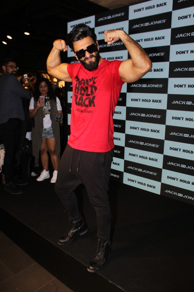 Photos of Bollywood actor Ranveer Singh launches brand campaign Don't Hold Back. Ranveer Singh,Ranveer Singh launches Don't Hold Back,Don't Hold Back,actor Ranveer Singh,Ranveer Singh pics,Ranveer Singh images,Ranveer Singh photos,Ranveer Singh stills,Ranveer Singh pictures,Ranveer Singh latest pics,Ranveer Singh latest imag