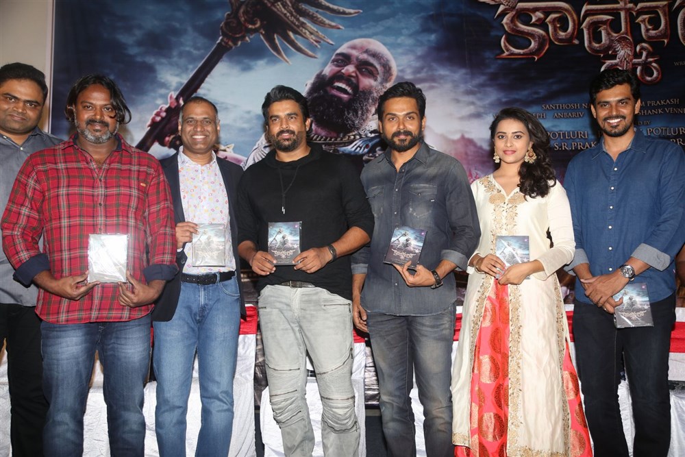 Kaashmora Music Launch,Kaashmora Music,Kaashmora audio Launch,Kaashmora audio,Karthi,R Madhavan,Sri Divya,Director Gokul,Cinematographer Om Prakash,SR Prabhu,Rajeevan,Prasad V. Potluri,Vamsi Paidipally,Kaashmora Music Launch pics,Kaashmora Music Launch im