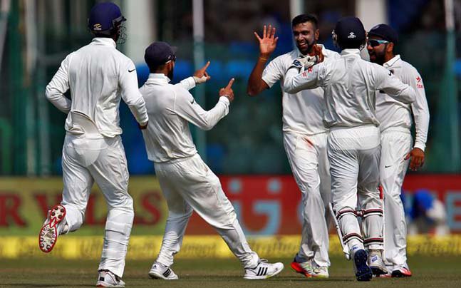 Ashwin not only shone with the cherry taking six wickets but also effected two brilliant run outs to leave the visitors trailing by 258 runs. Ravichandran Ashwin,Ashwin,Ravichandran Ashwin 6-wicket haul,Ravichandran Ashwin 6-wicket,Ind vs NZ,India vs New Zealand,India vs New Zealand Test series,India vs New Zealand 3rd Test,India vs New Zealand pics,India vs New Zealand images,India vs New Zeal