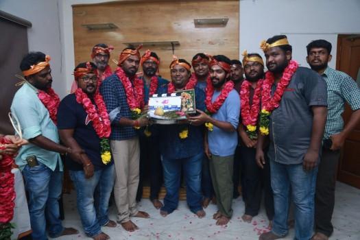 Tamil movie 4G Pooja event held at Chennai. Celebs like GV Prakash Kumar, Sathish, CV Kumar, Venkat Pakkar and others graced the event.