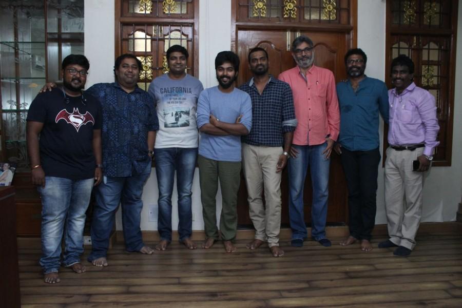 Tamil movie 4G Pooja event held at Chennai. Celebs like GV Prakash Kumar, Sathish, CV Kumar, Venkat Pakkar and others graced the event. GV Prakash Kumar,Sathish,4G Movie Pooja,4G Movie Pooja pics,4G Movie Pooja images,4G Movie Pooja stills,4G Movie Pooja pictures,4G Movie Pooja photos,4G Movie launch,4G Movie launch pics,4G Movie launch images,4G Movie launch photos,4G Movie launch stills