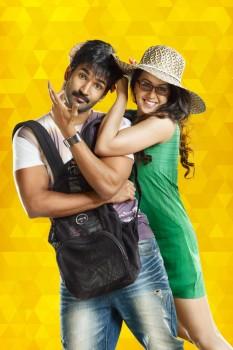 Aadhi and Nikki Galrani in Malupu Telugu Movie