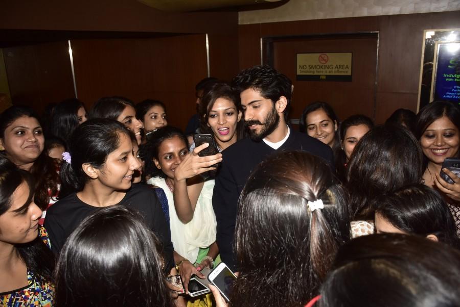Harshvardhan has been garnering a lot of response for his performance in Mirzya. While he stole many a hearts with as an ace archer Mirza, others were drawn to the vulnerable and passionate lover Adil. Harshvardhan Kapoor,Mirzya special screening,Mirzya,Mirzya special screening for girls,Mirzya special screening pics,Mirzya special screening images,Mirzya special screening photos,Mirzya special screening stills,Mirzya special screening pictures