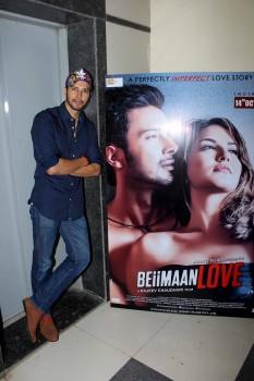 Photos of Bollywood actor Rajniesh Duggall during the media interaction of film Beiimaan Love in Mumbai on October 12, 2016.