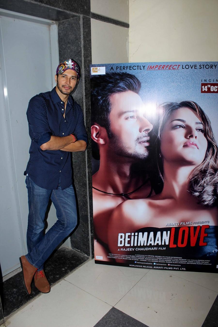 Photos of Bollywood actor Rajniesh Duggall during the media interaction of film Beiimaan Love in Mumbai on October 12, 2016. Rajniesh Duggall,Media interaction with Rajniesh Duggall,Rajniesh Duggall Media interaction,Beiimaan Love,Beiimaan Love promotion,Beiimaan Love promotion pics,Beiimaan Love promotion images,Beiimaan Love promotion photos,Beiimaan Love promotion stills,Bei