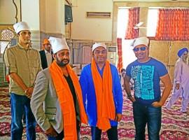 Musician AR Rahman photos,Sound engineer Resul Pukutty pictures,Nanak Shah Fakir music launch photos,Delhi Gurudwara Rakaab Ganj pictures,Rahman Resul Pukutty stills,Rahman Resul Gurudwara Rakaab Ganj