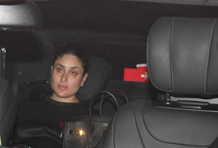 Celebs like Kareena Kapoor Khan, Karisma Kapoor, Manish Malhotra, Malaika Arora spotted at Karan Johar's house. Kareena Kapoor,Karisma Kapoor,Malaika Arora,Amrita Arora,Karan Johar,Kareena Kapoor Khan