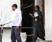 Photos of Sonam Kapoor spotted at Skinfiniti Clinic in Mumbai.