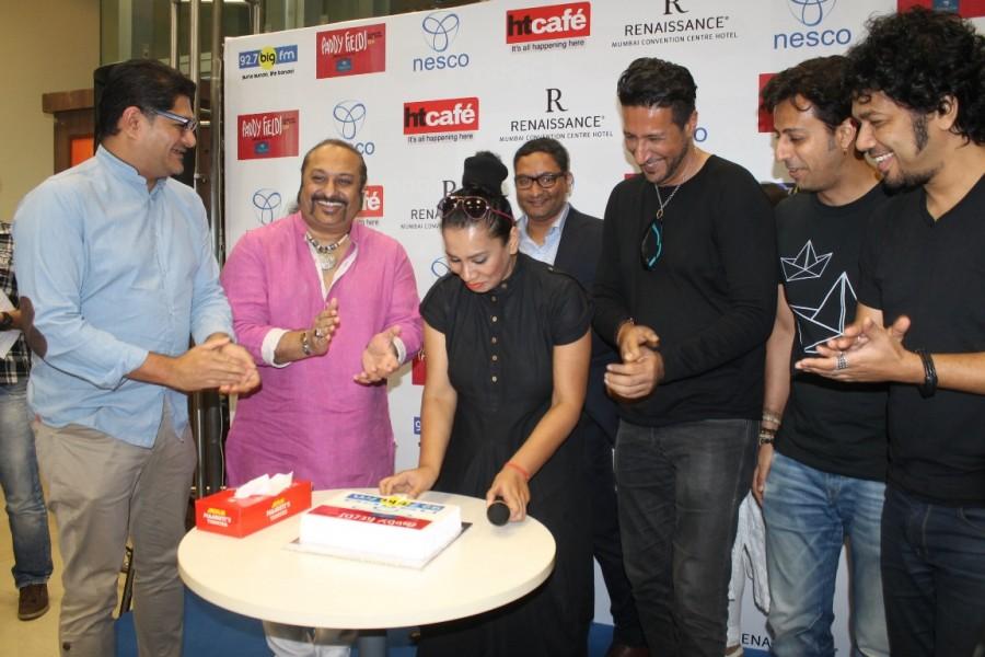 Press meet for Paddy Fields was held today at the 92.7 Big FM studio. Lesle Lewis, Salim-Sulaiman, Papon, Dhruv Ghanekar were some of the artists who were a part of the press conference. Paddy Fields a Nesco initiative is curated by Turnkey Music & Publishing private limited and produced by Oranjuice Entertainment, a Fountainhead MKTG brand. Paddy Fields press conference,Paddy Fields,92.7 BIG FM Mumbai studio,92.7 BIG FM,Lesle Lewis,Salim-Sulaiman,Papon,Dhruv Ghanekar,Paddy Fields press conference pics,Paddy Fields press conference images,Paddy Fields press conference photos,Paddy Fields pres