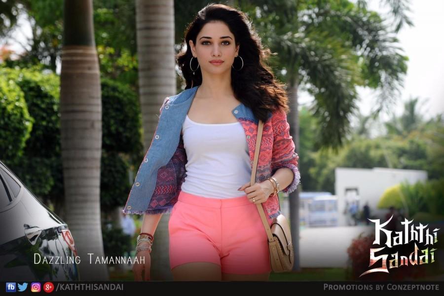 Kaththi Sandai is an upcoming Tamil movie written and directed by Suraj. The film stars Vishal and Tamannaah in the lead role, while Jagapati Babu, Vadivelu, Soori, Tarun Arora, Sampath Raj, Balaji and Aarthi appears in the supporting role. Kaththi Sandai,Kaththi Sandai pics,Kaththi Sandai images,Kaththi Sandai photos,Kaththi Sandai stills,Kaththi Sandai pictures,Vishal,Tamannaah,Jagapati Babu, Vadivelu, Soori, Tarun Arora, Sampath Raj, Balaji,Kaththi Sandai latest movie stills,Kaththi Sanda
