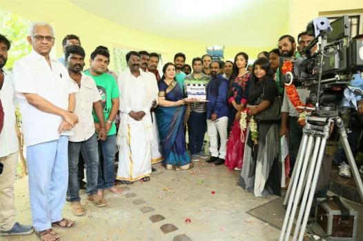 Tamil movie Nagesh Thiraiarangam Pooja event held at Chennai. Celebs like Aari, Ashna Zaveri, Kaali Venkat, Latha, MS Prabhu, Mohamad Issack and others graced the event.
