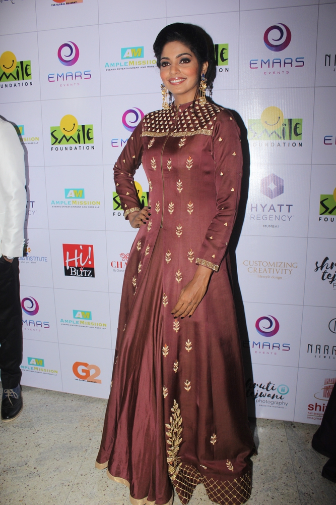 Marathi film actor Pooja Sawant at 11th edition of Ramp for Champs. 11th edition of Ramp for Champs,celebs at 11th edition of Ramp for Champs,Abhijeet Sawant,Tara Sharma,Aditi Singh Sharma,choreographer Terence Lewis,Fashion Designer Archana Kochhar,Gizele Thakral,Marathi film actor Pooja Sawant,Shweta Rohira,singer Aditi