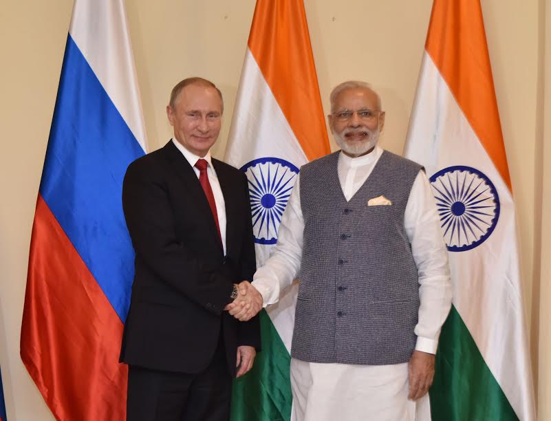 The two leaders are expected to hold discussions over lunch and issue a formal statement to the media following the summit. BRICS Summit 2016 Goa,BRICS Summit,BRICS Summit 2016,Prime Minister Narendra Modi,Narendra Modi,President Vladimir Putin,Vladimir Putin,BRICS,BRICS 2016