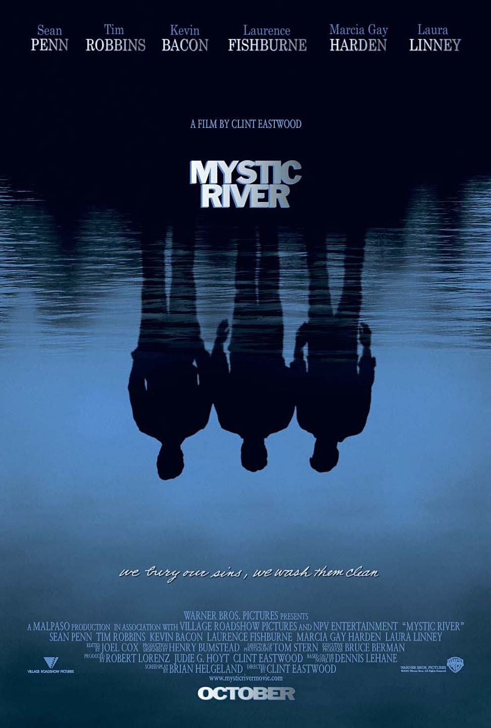 Mystic River – A Clint Eastwood directorial Mystic River is an American mystery drama film of 2003 based on the acclaimed novel of same name by Dennis Lehane. The film led to, Sean Penn receiving an Oscar award for his role of melancholic father to his murdered daughter played by Emmy Rossum. The film revolves around three men, out of which one had gone a tragedy in childhood that has affected the lives of all three. All three men are reunited by circumstance when one has a family tragedy. Mystic River,Gone Girl,Shutter Island,The Girl with the Dragon Tattoo,The Girl on the Train,Missing female,Missing female in Books,Missing female in books and Hollywood films,Missing female in Hollywood films
