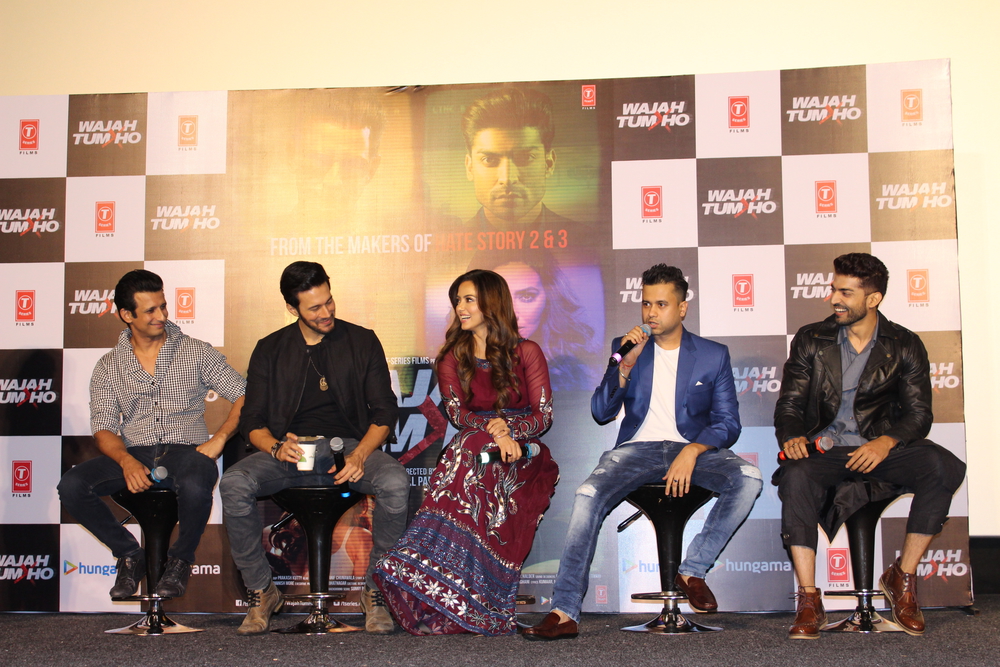 Wajah Tum Ho is an upcoming crime thriller film directed by Vishal Pandya. The film stars Sana Khan, Sharman Joshi and Gurmeet Choudhary in the lead roles. Sharman Joshi,Sana Khan,Rajneesh Duggal,Wajah Tum Ho Trailer launch,Wajah Tum Ho Trailer,Wajah Tum Ho,Wajah Tum Ho Trailer launch pics,Wajah Tum Ho Trailer launch images,Wajah Tum Ho Trailer launch photos,Wajah Tum Ho Trailer launch stills,Wajah Tum Ho Tr