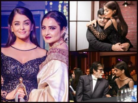 Photos of Bollywood actress Aishwarya Rai Bachchan at Absolut Elyx Filmfare Glamour And Style Awards.